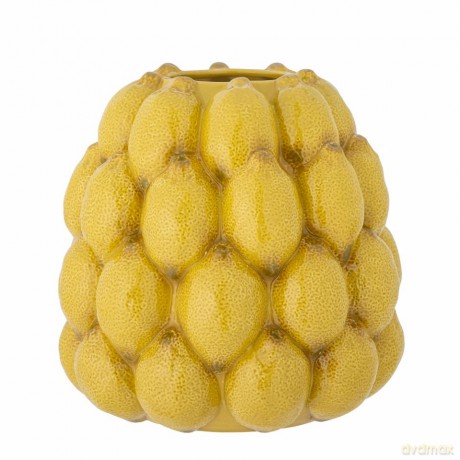 Creative Collection - Limone Vase H22 cm - Yellow Stoneware