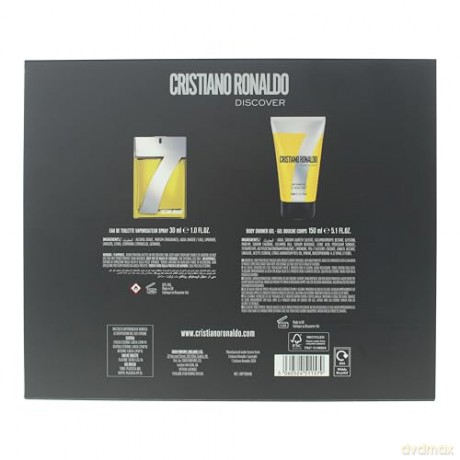 Cristiano Ronaldo - CR XMAS Discover WB - 30 ml Eau de Toilette, 150 ml Shower Gel