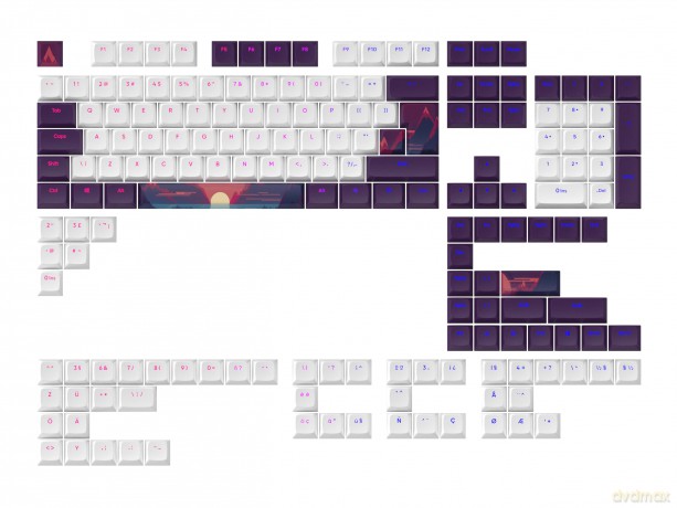 Dark Project - Keycaps sets - Sunrise