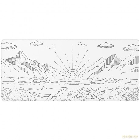 Dark Project - Nostra White / Mousepad