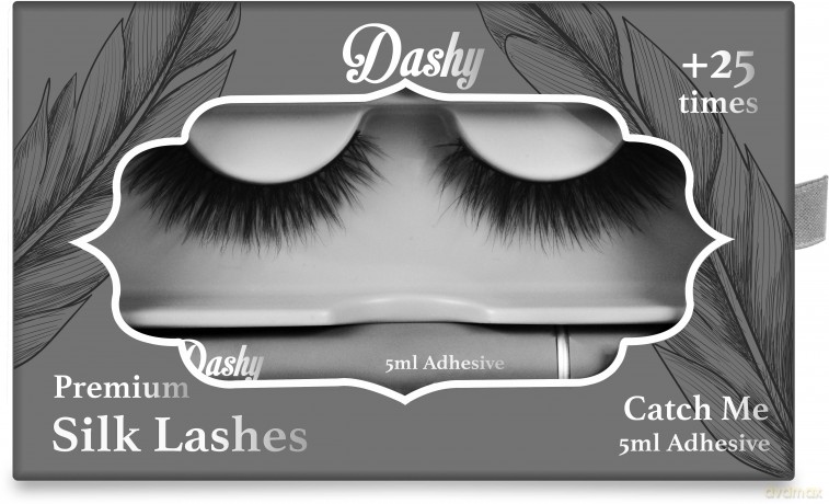 Dashy - Premium Silk Lashes + 5 ml Adhesive Catch Me