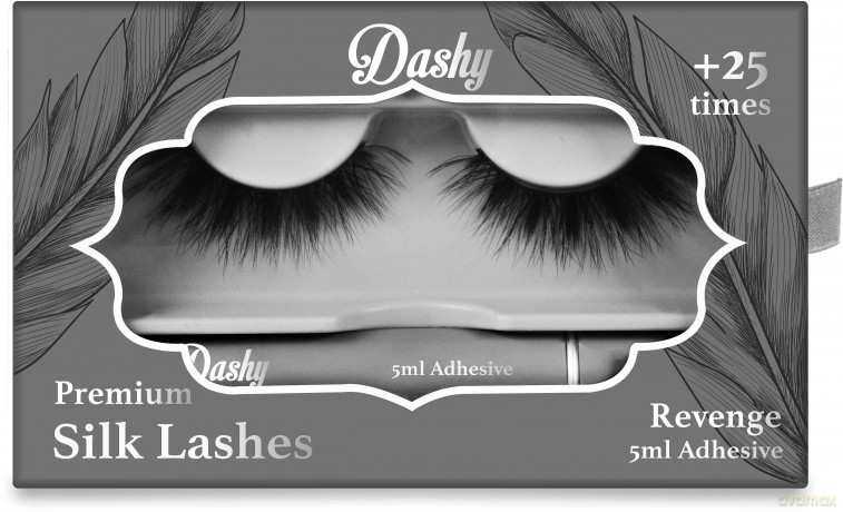 Dashy - Premium Silk Lashes + 5 ml Adhesive Revenge