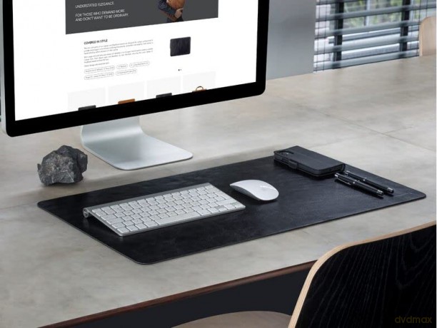 dbramante1928 - Copenhagen -Desk Mat - Large - Black