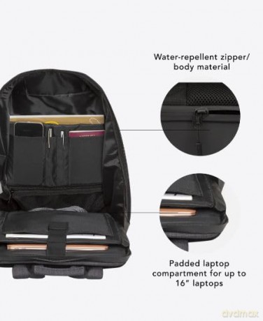 Plecak dbramante1928 - Helsingborg 16 Backpack, Charcoal