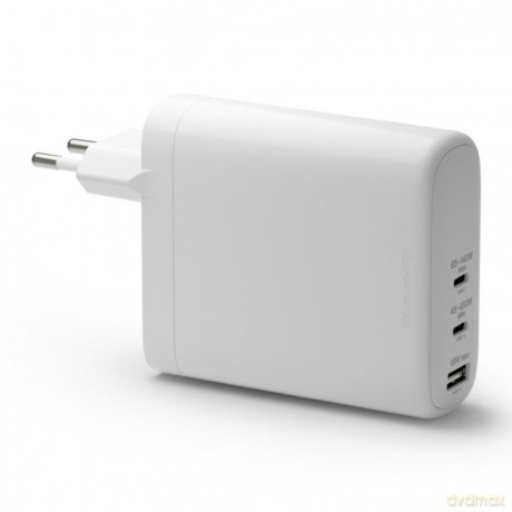dbramante1928 - Re-charge - Wall Charger GaN - USB-C 140W+100W+18W EU - White