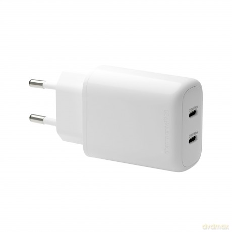 dbramante1928 - Re-charge Pro - EU Wall Charger 2x USB-C 20W - White