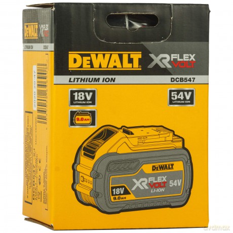 Dewalt DCB547 Flexvolt Convertible 18/54V Lithium-ion 9,0AH