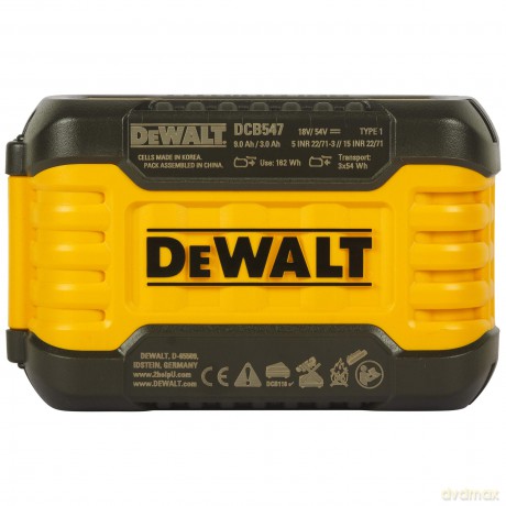 Dewalt DCB547 Flexvolt Convertible 18/54V Lithium-ion 9,0AH