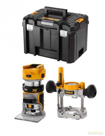 Dewalt DCW604NT-XJ 18V XR carbonless 8mm router in TSTAK, excl. battery/charger