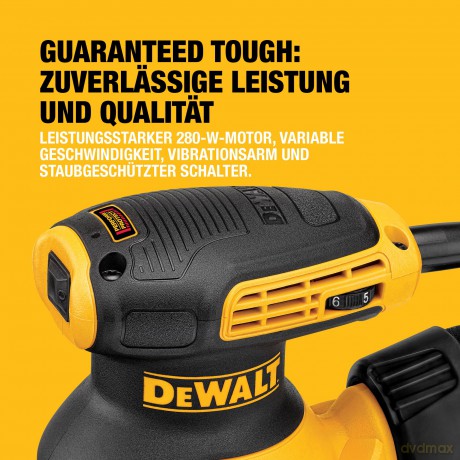 Dewalt DWE6423-QS 125 RO Sander