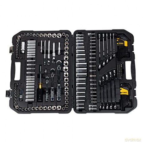 DEWALT DWMT81534-1 Mechanics Tool Set with Heavy Duty Carry Case