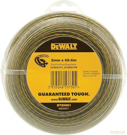 Dewalt String Trimmer Line, 2mm dt20651-qz- 68,6 M