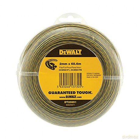 Dewalt String Trimmer Line, 2mm dt20651-qz- 68,6 M