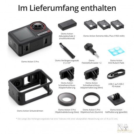 DJI - Osmo Action 5 Pro Adventure Combo - Action Camera
