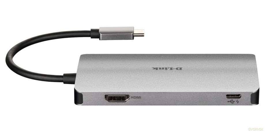 D-Link - Dockingstation 2xUSB 3.0, HDMI/USB-C, 4K UHD, 5 Gbit/s