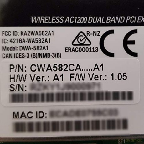 D-Link - DWA-582 Wireless AC1200 Dual Band PCIe Adapter