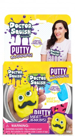 Doctor Squish - Putty Buddies (Yellow) 50g (107463)