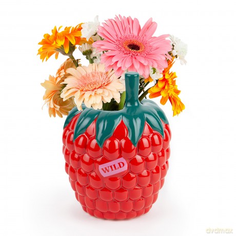 DOIY - Farmers' Market Raspberry Vase 14.5x20cm