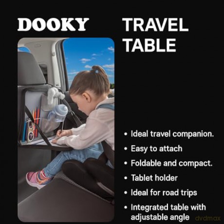 Dooky - Backseat Travel Tray - 30 cm x 35.5 cm x 4 cm