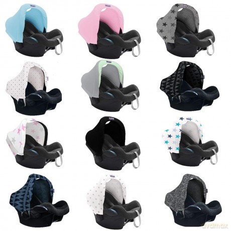 Dooky - Hoody car seat - Black