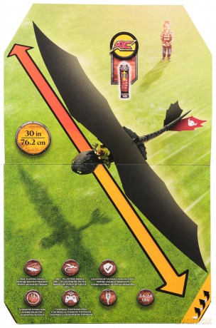 Dragons - Movie RC Real Flying Toothless (6072292) [FIGURKA]