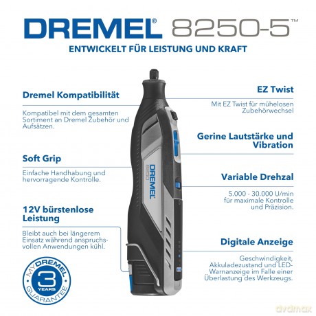 Dremel 8250 multiâtool (FâŻ013âŻ825âŻ0JF)