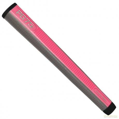 DSP Ultra Golf Grip - PG75 - Neon Pink/Graphite Gray - 38.4 mm [SPORT]