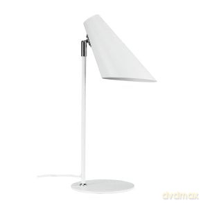 Dyberg-Larsen - Cale Table Lamp - Matte White - Height: 45 cm, Width: 20 cm, Base Diameter: 15 cm