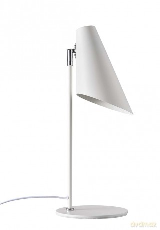 Dyberg-Larsen - Cale Table Lamp - Matte White - Height: 45 cm, Width: 20 cm, Base Diameter: 15 cm