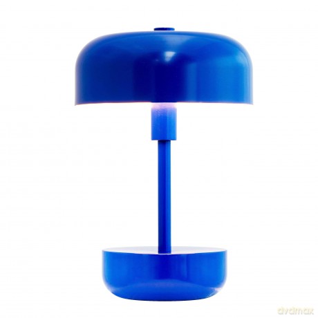 Dyberg-Larsen - Haipot LED rechargeable table lamp - Blue - Height: 25 cm, Diameter: 15 cm