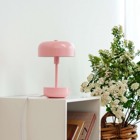 Dyberg-Larsen - Haipot table lamp - Soft pink - Height: 30 cm, Diameter: 20 cm