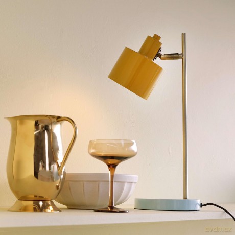 Dyberg-Larsen - Ocean Table Lamp - Curry, Brass, Turquoise
