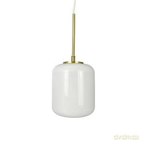 Dyberg-Larsen - Silvia D15 Pendant Light - Opal/Brass