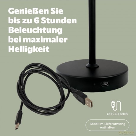 Dyberg-Larsen - Stockholm LED table lamp - Black