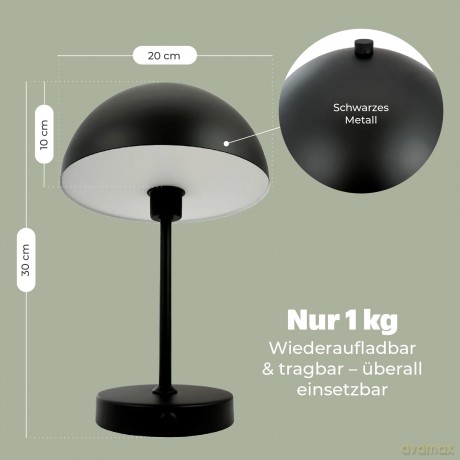 Dyberg-Larsen - Stockholm LED table lamp - Black