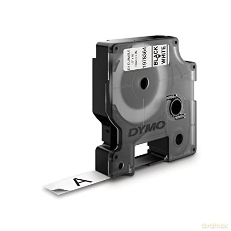 Dymo - DYMOÂŽ D1ÂŽ Durable Tape - Black on White - 12mm x 5.5m