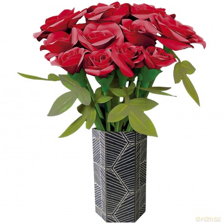 Educa - Floral Art Bouquet Of Roses 1000 pcs. (80-20139)
