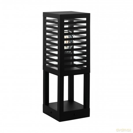 EGLO - ALAMONTE 3 Outdoor Bollard Light - Black - H450