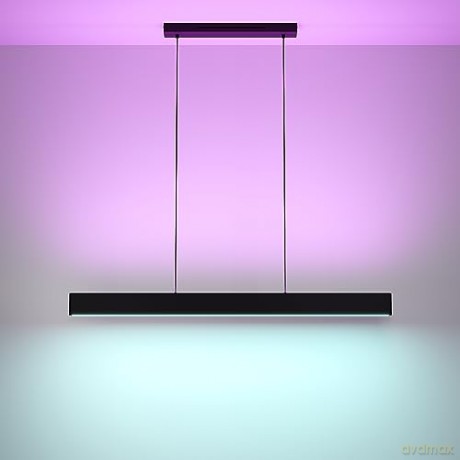 EGLO - Andreas-Z long table pendant black L117 - RGB + TW - Zigbee, Bluetooth