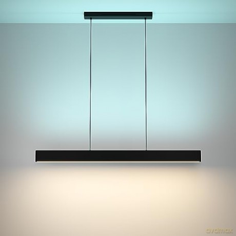 EGLO - Andreas-Z long table pendant black L117 - RGB + TW - Zigbee, Bluetooth