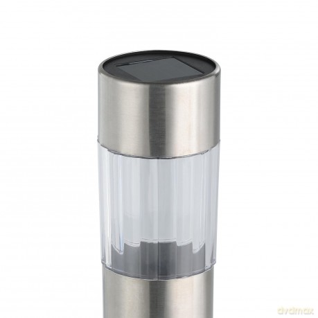 EGLO - Solar Set 5L H200 RS - Stainless Steel - 20 cm Solar Lights with 10 cm Spike