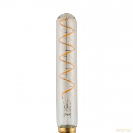 EGLO E27 T30 Deco Spiral LED Bulb - 4W 180LM 1600K Dimmable - Amber