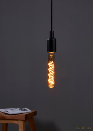 EGLO E27 T30 Deco Spiral LED Bulb - 4W 180LM 1600K Dimmable - Amber