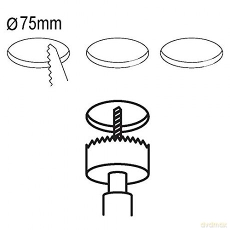 EGLO FUEVA 5 Recessed LED Light Set - 86mm - Satin Nickel