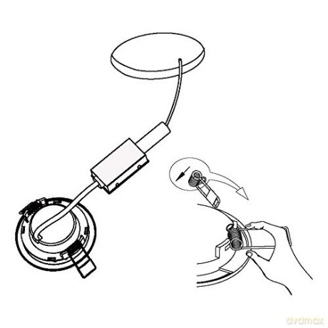 EGLO FUEVA 5 Recessed Spotlight - Black - 86mm