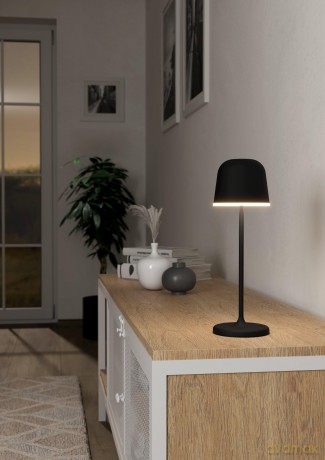 EGLO MANNERA Table Lamp - Elegant Black Design (34 cm)