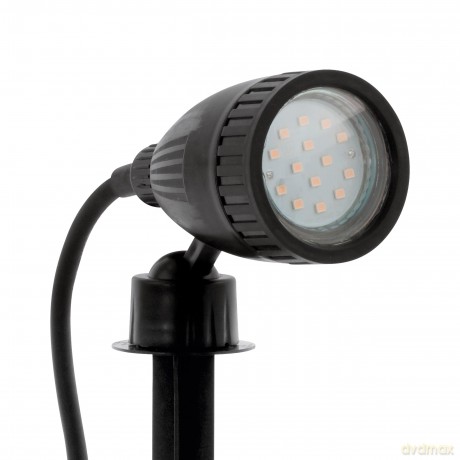 EGLO NEMA 1 Outdoor Spotlight with Spike - Black - 18.5 cm