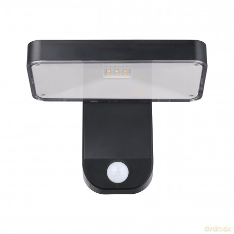 EGLO PASTION Solar Wall Light with Sensor - Black