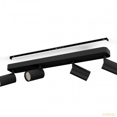 EGLO Telimbela-Z Smart Track Light - Black - RGB + White - Zigbee/Bluetooth