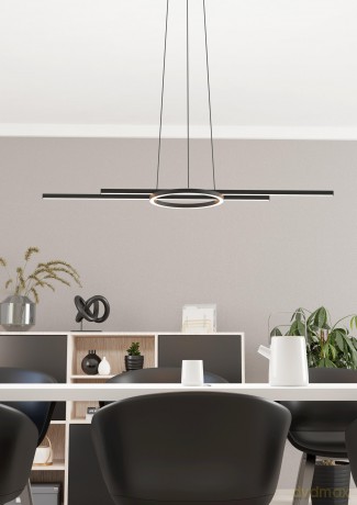 EGLO Zillerio-Z Smart Pendant Light - Black - Tunable White - Zigbee/Bluetooth